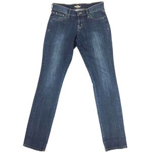 Old Navy The Flirt Mid Rise Straight Leg Blue Denim Jeans Womens Size 2